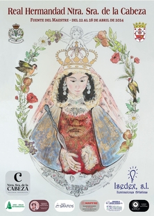 La Real Hermandad de Nuestra Señora de la Cabeza de Fuente del Maestre celebrará sus fiestas del 22 al 28 de abril