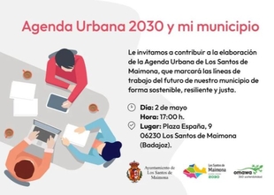 El Ayuntamiento de Los Santos de Maimona elabora su agenda urbana para tener una localidad más sostenible, segura y saludable