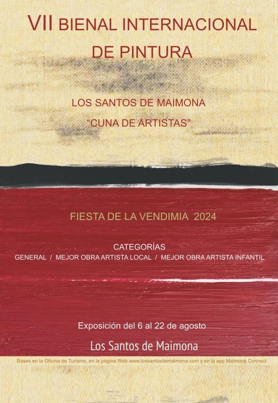 Las obras para la VII Bienal Internacional de Pintura `Los Santos de Maimona, Cuna de Artistas´ se podrán presentar hasta el 21 de julio