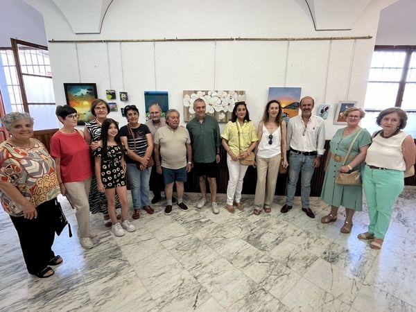 Hasta el 31 de julio estará abierta la exposición de la Escuela Municipal de Pintura de Los Santos de Maimona