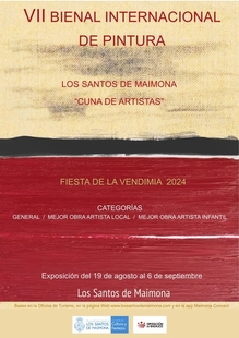 Convocada la VII Bienal Internacional de Pintura 2024 `Los Santos de Maimona, Cuna de Artistas´