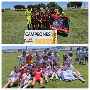 Real Madrid y CD Extremadura ganan las categorías del XIII Mundialito de Fútbol Base jugado en Fuente del Maestre