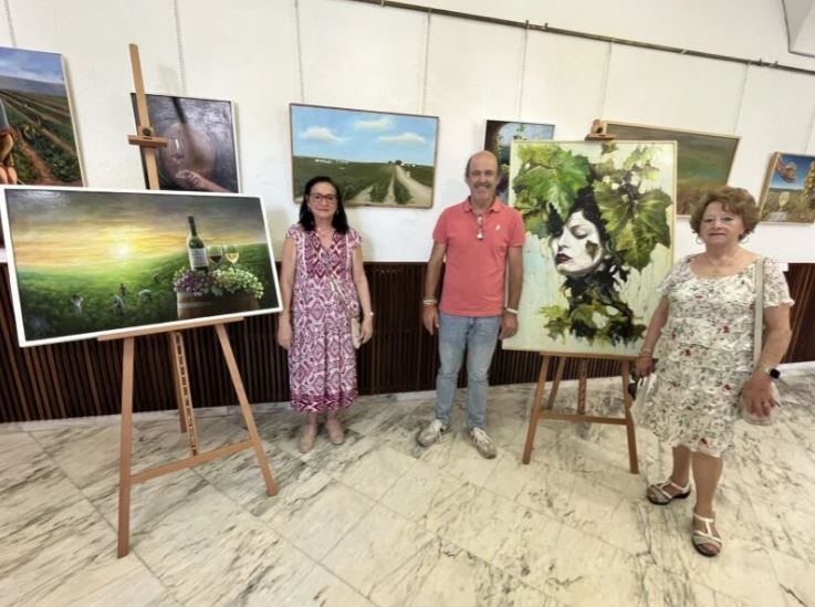 `El Camino de la Viña´, de José Solera, gana el primer premio en la VII Bienal de Pintura `Los Santos de Maimona, Cuna de Artistas´