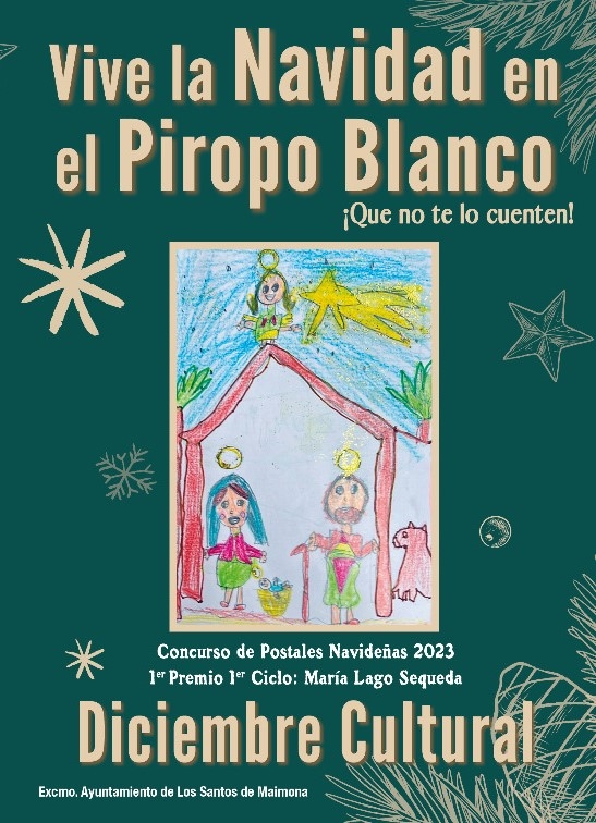 ¡Vive la Navidad en el Piropo Blanco! Programación navideña en Los Santos de Maimona