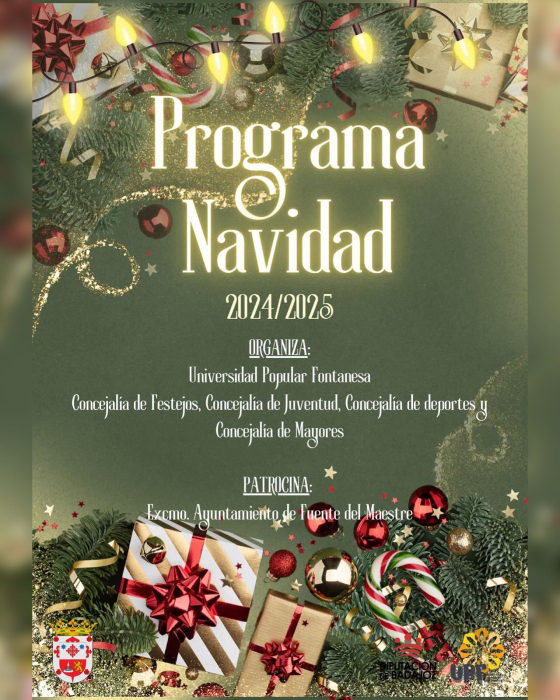 Programa de Navidad del Ayuntamiento de Fuente del Maestre