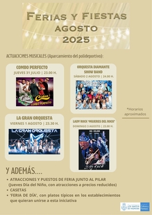 La Feria de Agosto de Los Santos de Maimona se celebrará del 31 de julio al 3 de agosto