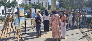 Celebradas con éxito las I Jornadas de Pintura en la Calle en Fuente del Maestre