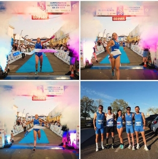 La atleta fontanesa M. Carmen Chaves es doble campeona de Extremadura