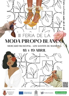 Todo preparado para la II Feria de la Moda Piropo Blanco en Los Santos de Maimona