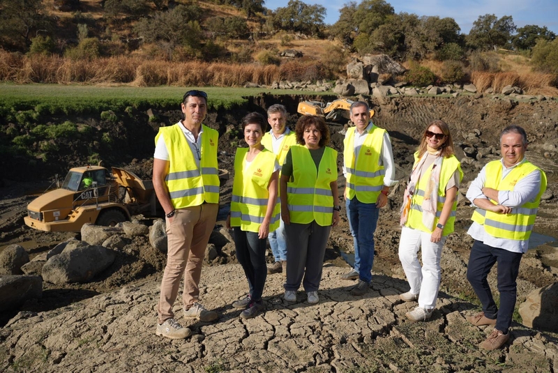 La Diputación contribuye a recuperar el embalse de Las Culebras como principal fuente de abastecimiento de Valencia del Ventoso